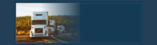 3 oncoming semi-trucks on highway