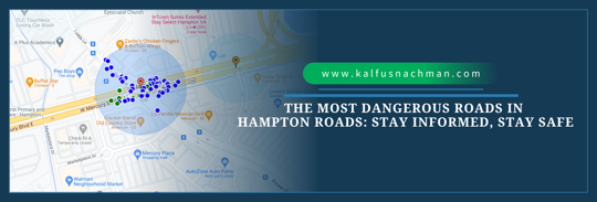 Most Dangerous Roads in Hampton Roads
