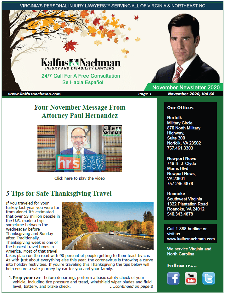 Newsletter November 2020