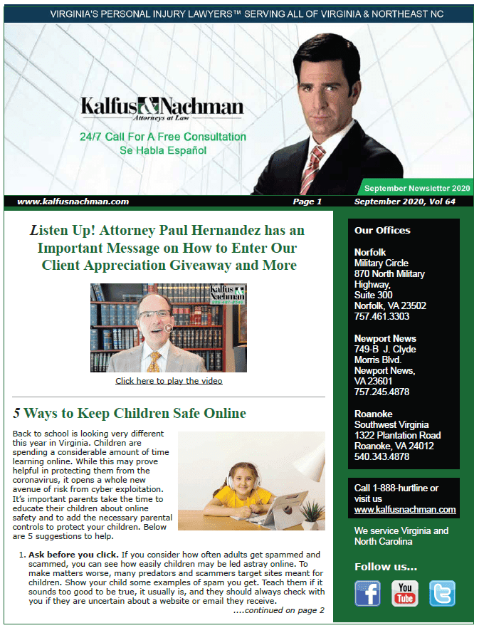 Newsletter September 2020