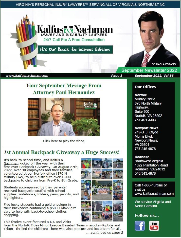 Newsletter September 2022